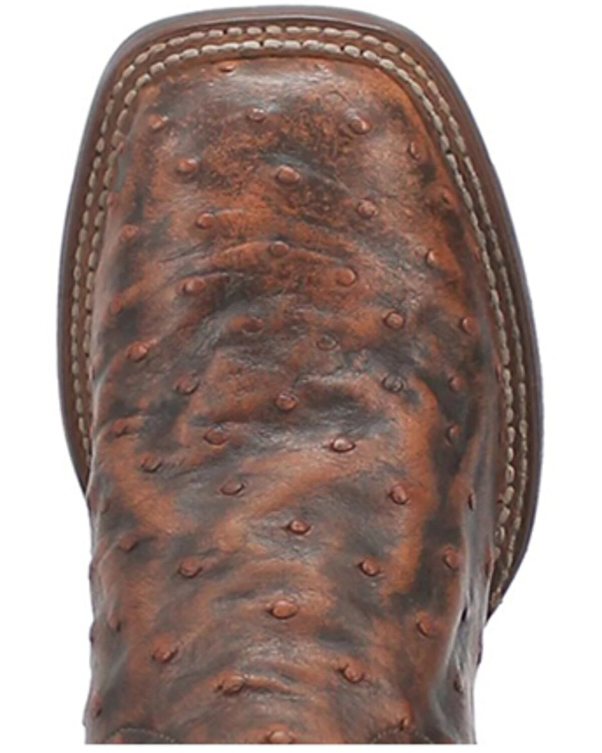 Dan Post Men's Dillinger Full Quill Ostrich Western Boots - Broad Square Toe