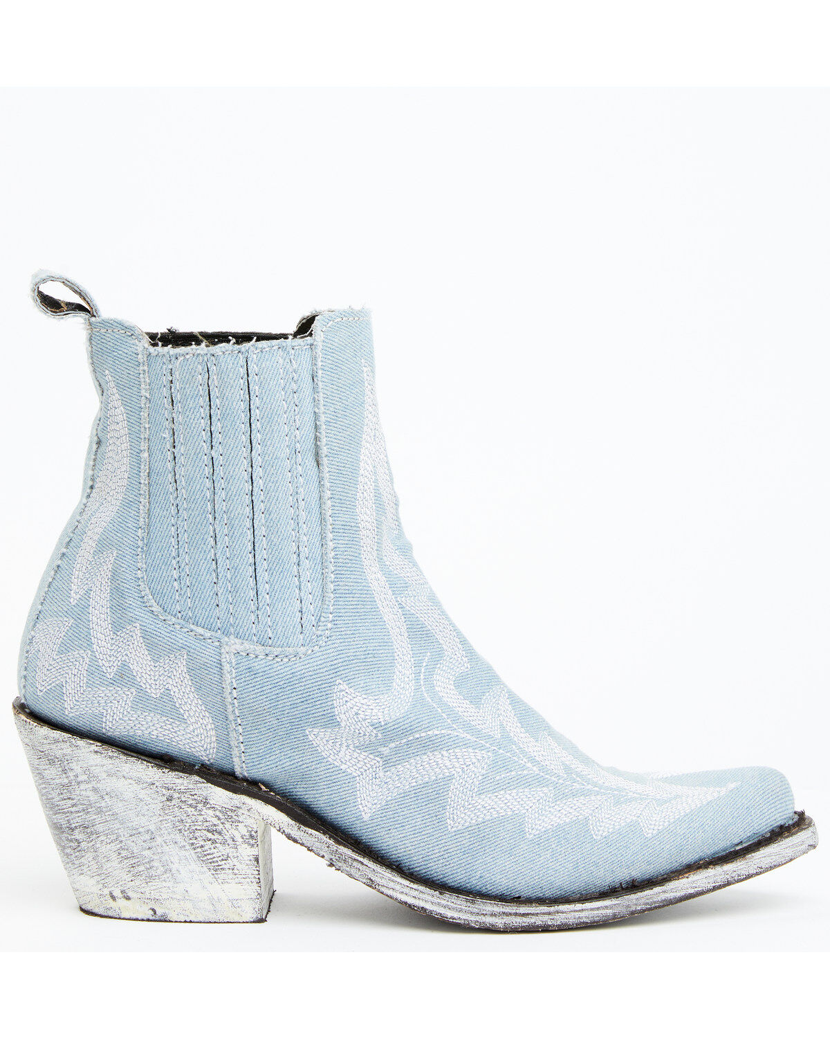 Liberty Black Women's Simone Made in Denim Western Booties - Round Toe