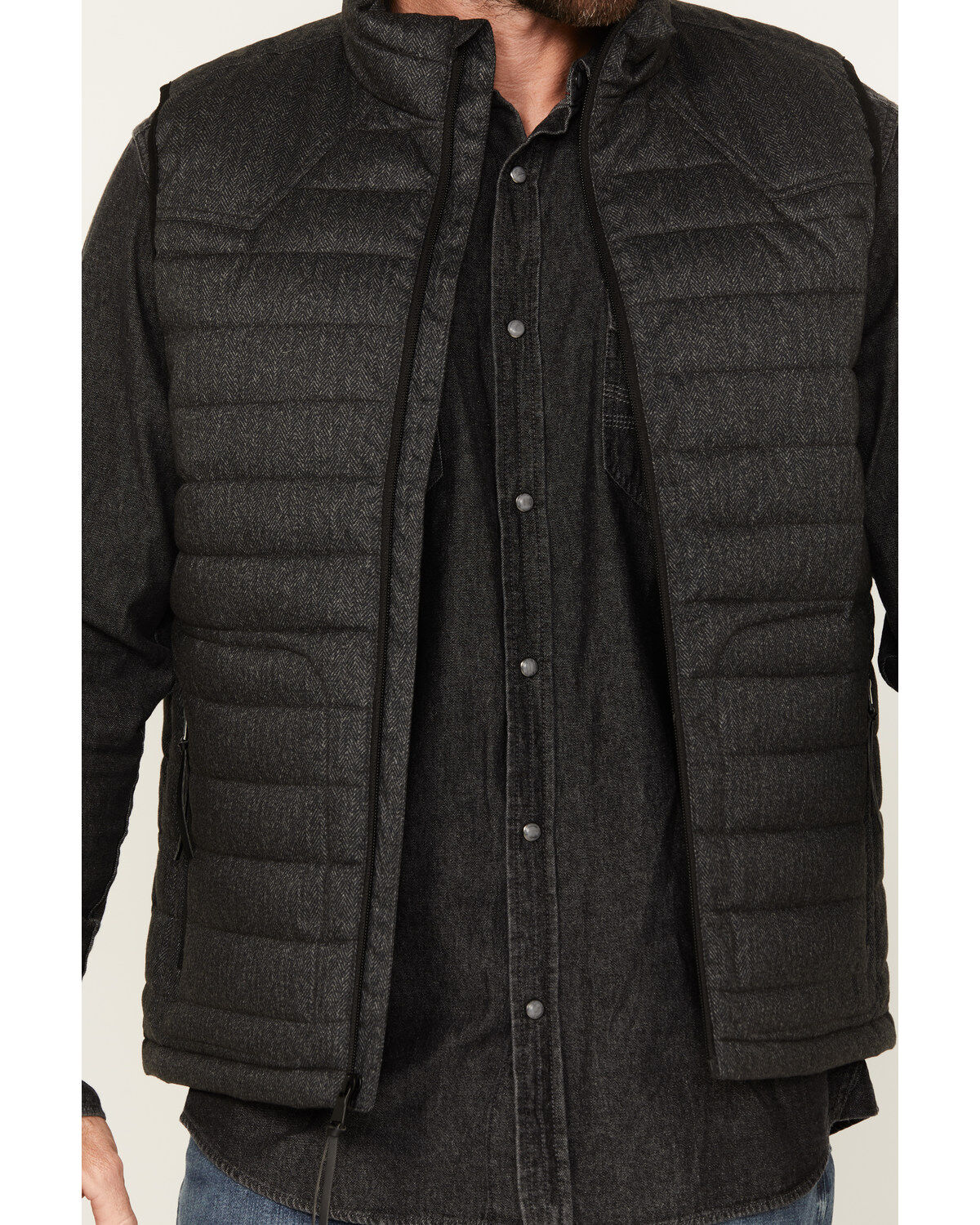 Moonshine Spirit Men's Puffer Zip Vest