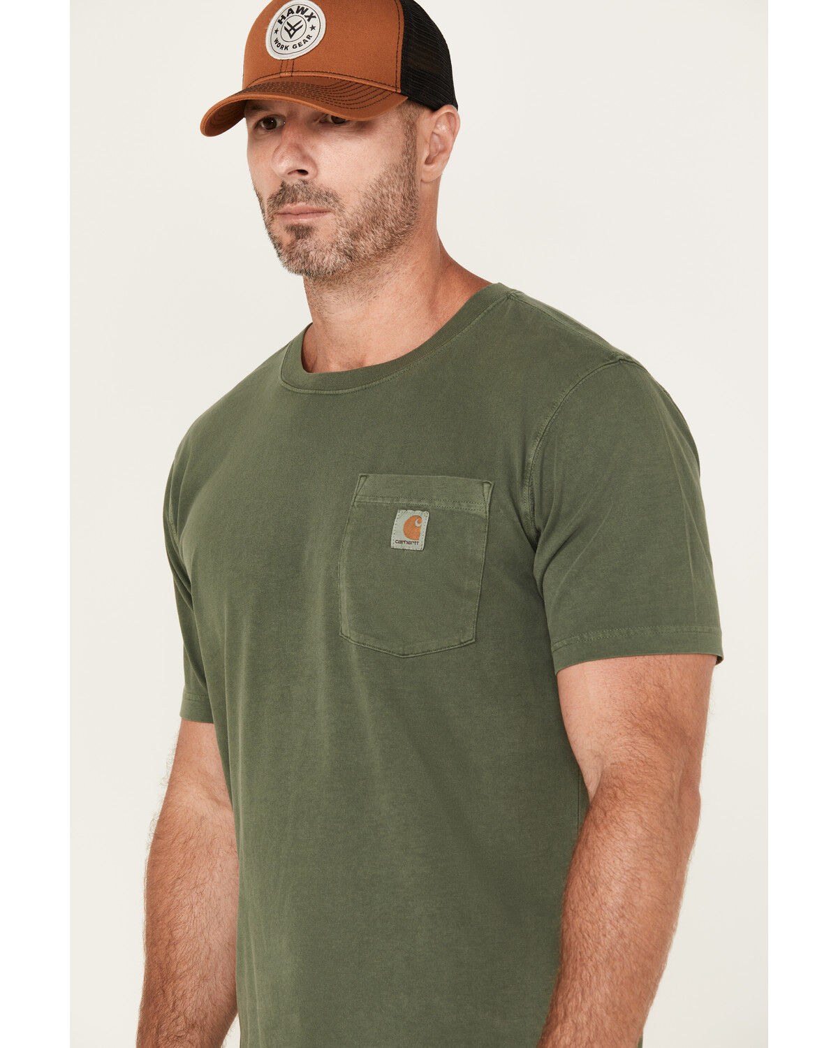 Carhartt Men's Re-Engineered Relaxed Fit Lightweight Short Sleeve Garment Dyed Pocket T-Shirt
