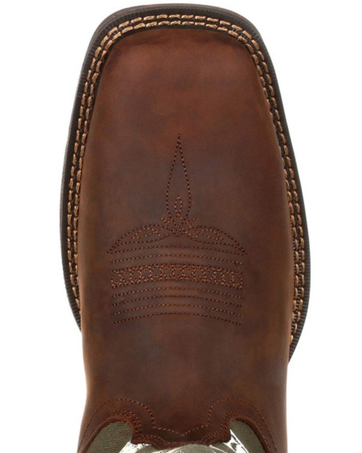 Durango Men's Army Green USA Western Performance Boots - Square Toe