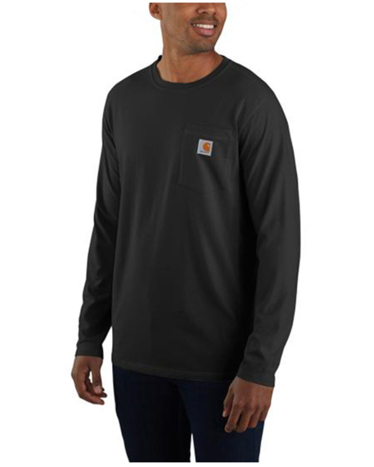 Carhartt Men's Force Relaxed Fit Midweight Long Sleeve Pocket T-Shirt - Tall