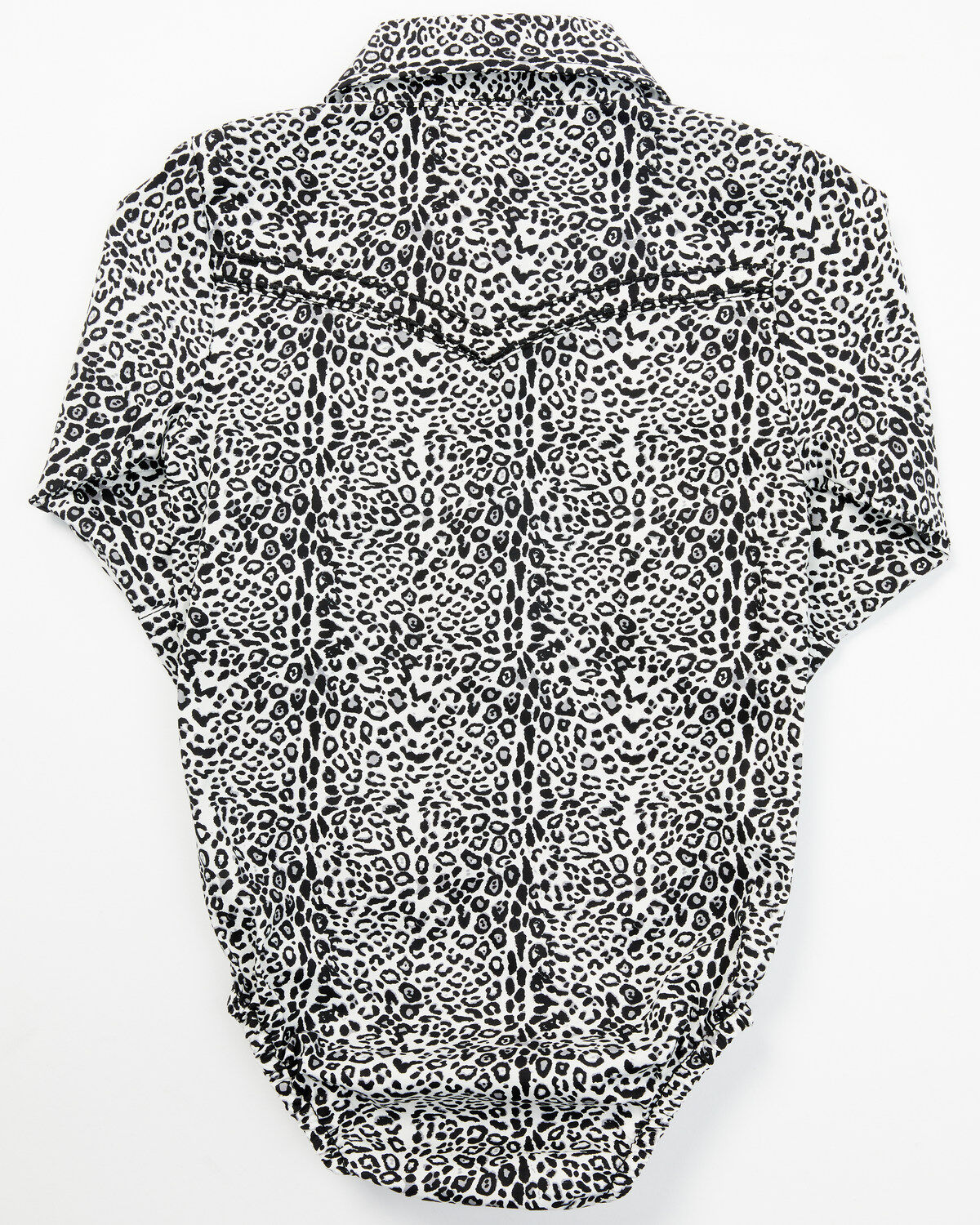 Cowgirl Hardware Infant Girls' Leopard Print Long Sleeve Snap Onesie