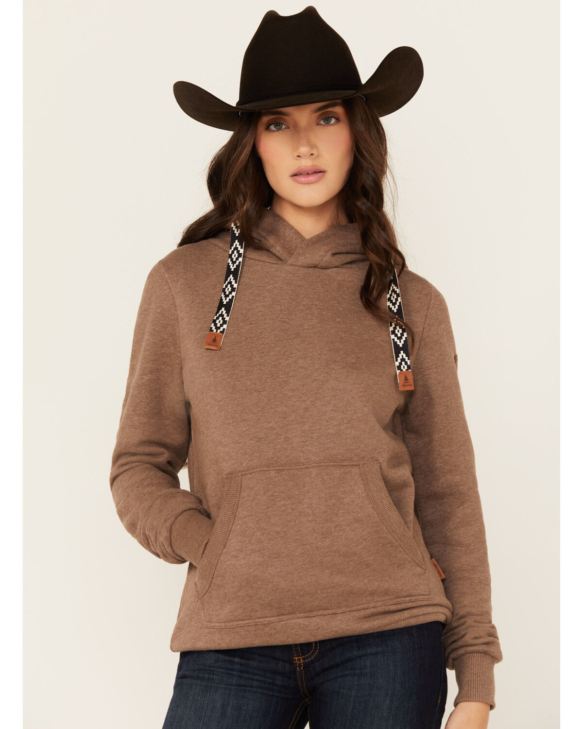 Wanakome Women's Ikatt Solid Hoodie
