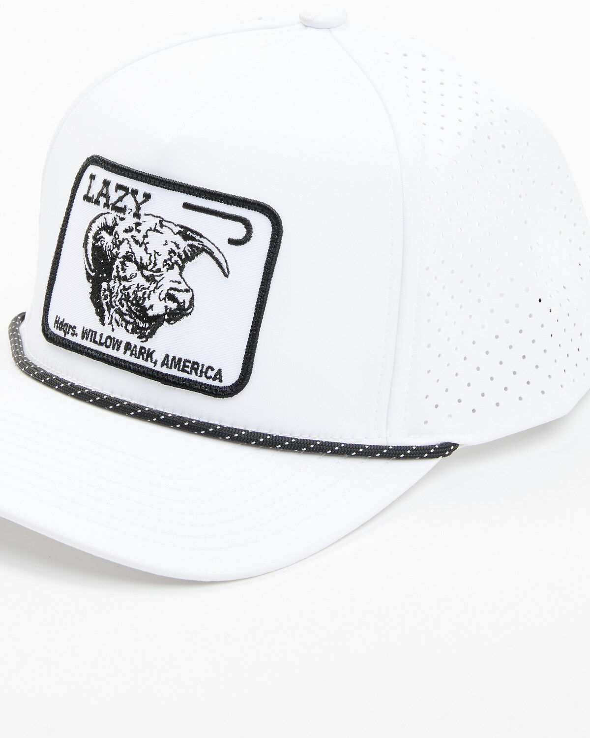 Lazy J Ranch Wear Men's Willow 3 Performance Logo Patch Ball Cap