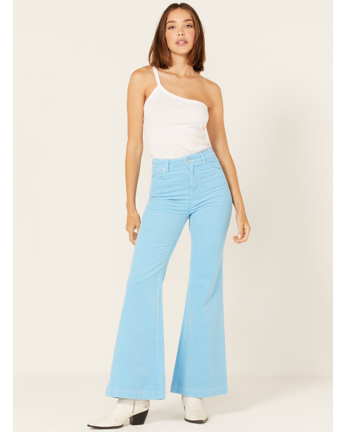 Rolla's Women's High Rise Corduroy Eastcoast Flare Jeans