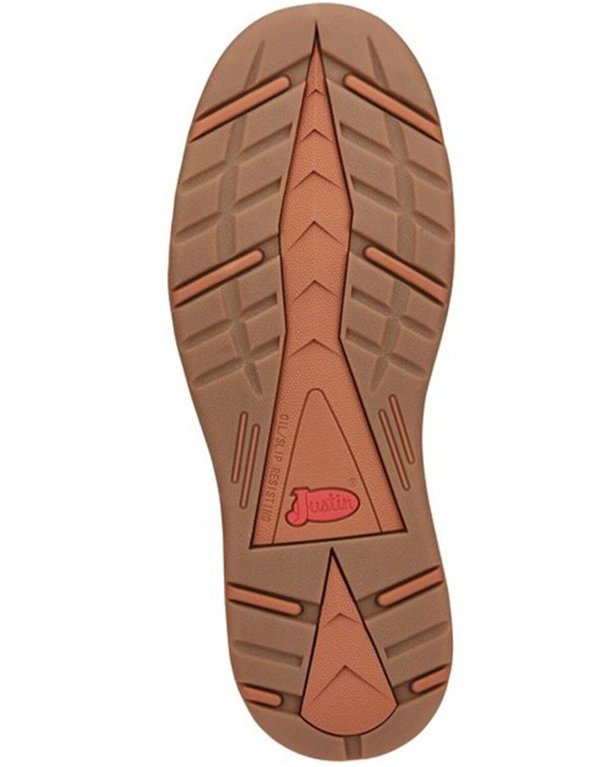 Justin Men's Rush Waterproof 6" Lace-Up Wedge Work Boots - Composite Toe