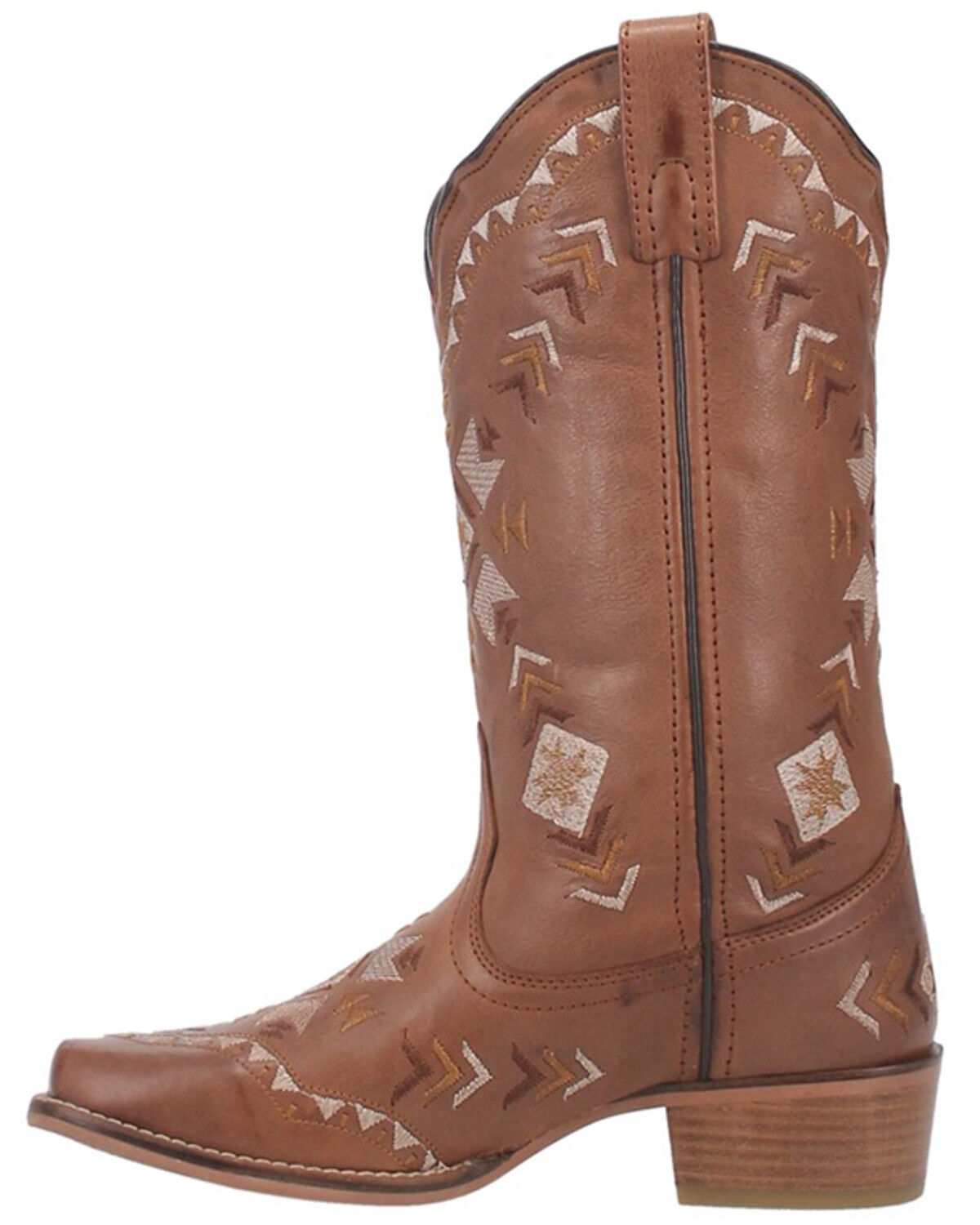 Dingo Women's Mesa Southwestern Embroidered Leather Western Boot - Square Toe