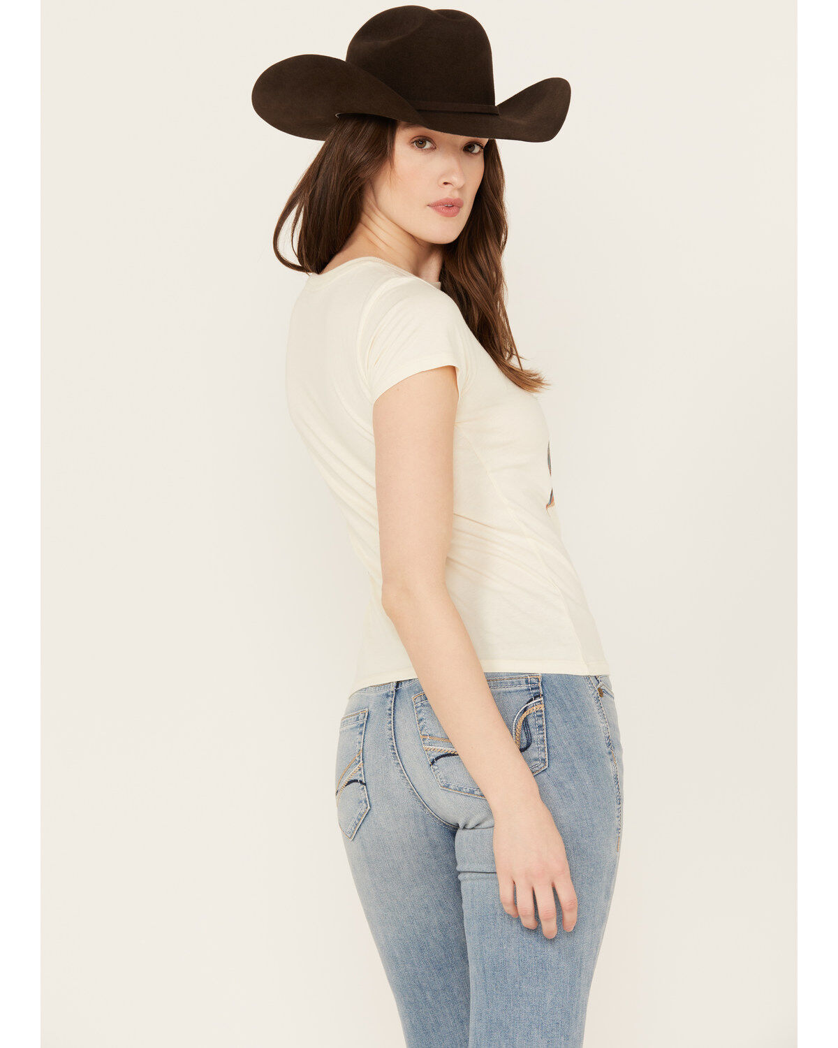 Shyanne Women's Just Ride Short Sleeve Girlfriend Crew Neck Graphic Tee