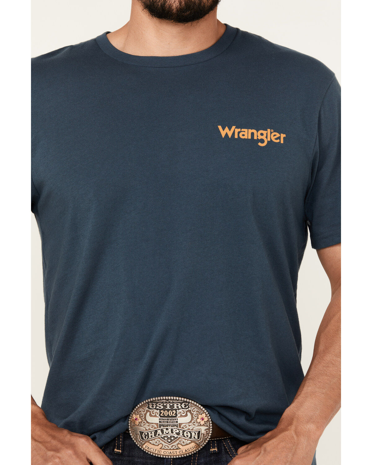 Wrangler Men's Boot Barn Exclusive Steer Head Logo Short Sleeve Graphic T-Shirt
