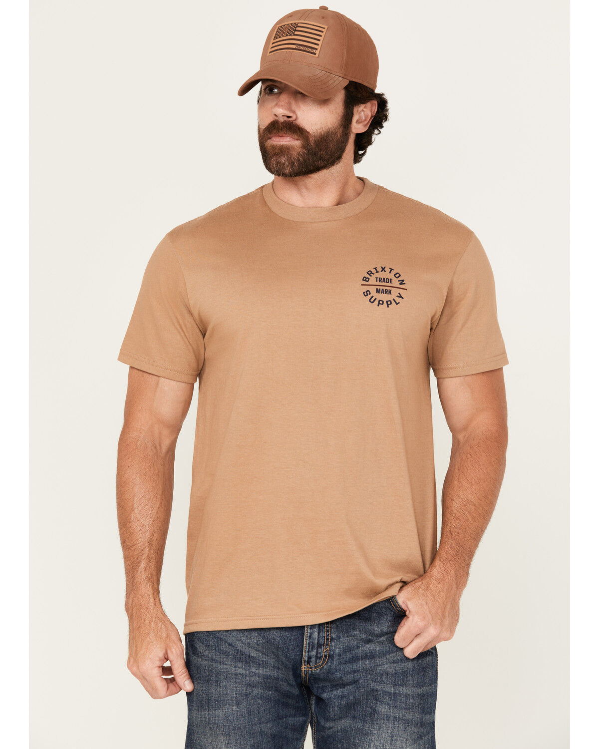 Brixton Men's Oath Logo Short Sleeve Graphic T-Shirt
