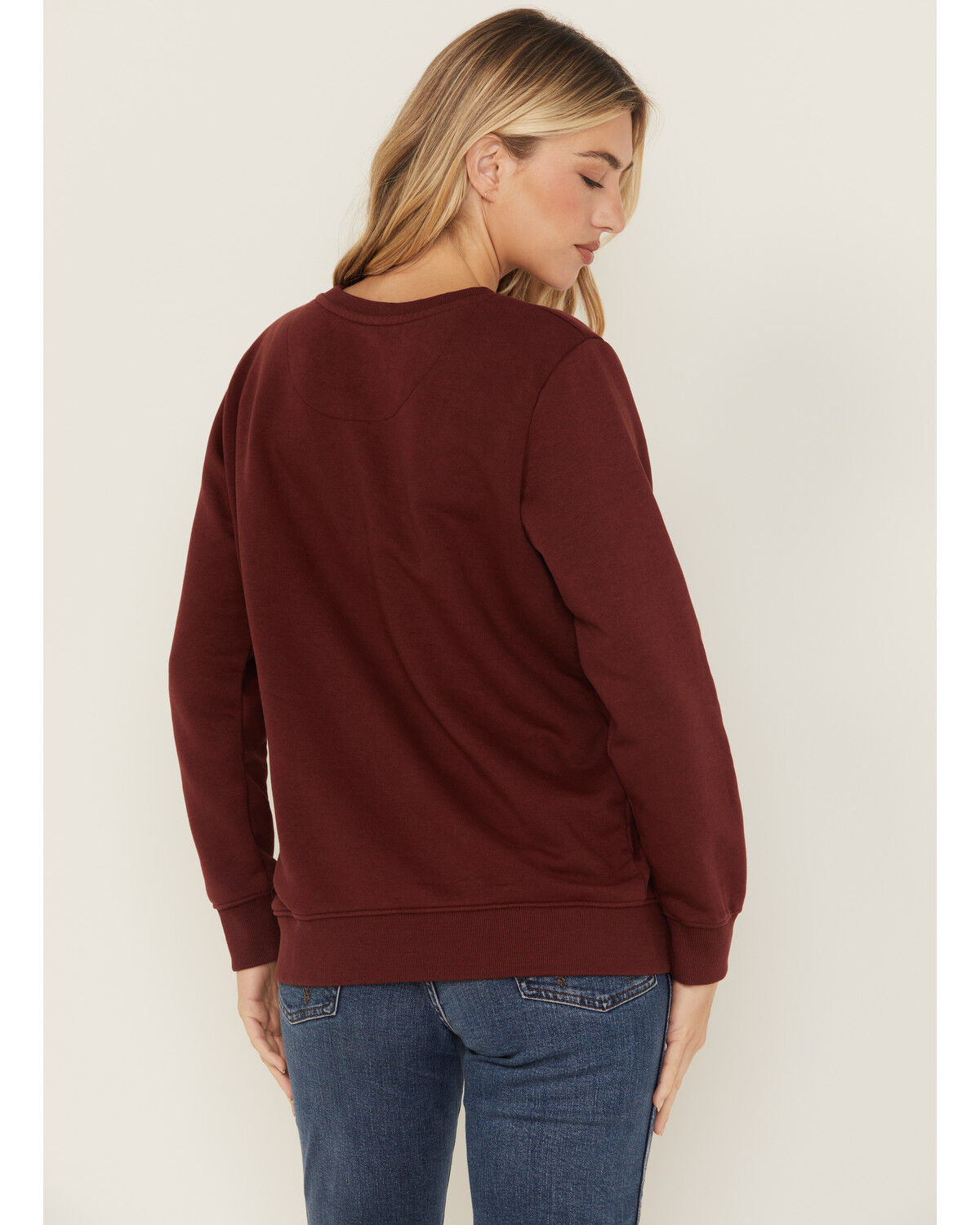 Wrangler Women's Boot Barn Exclusive Long Live Cowboys Graphic Crewneck