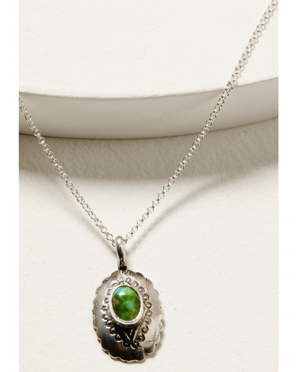 Broken Arrow Jewelry Women's Oval Concho Necklace