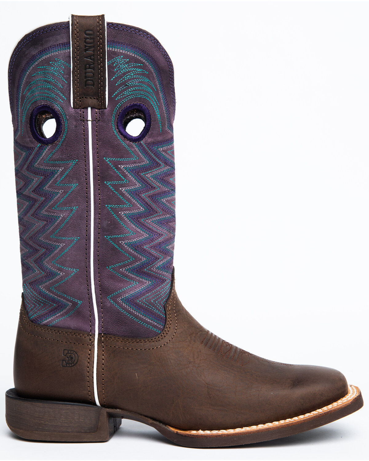 Durango Women's Lady Rebel Amethyst Western Performance Boots - Broad Square Toe