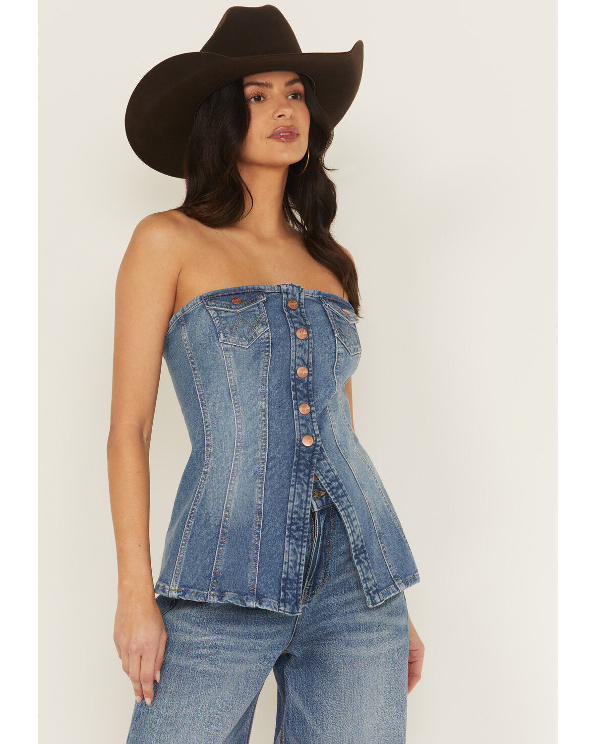 Wrangler Women's Denim Bustier
