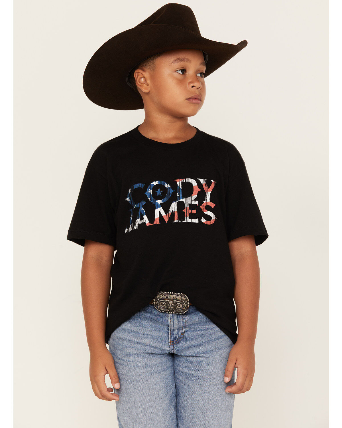Cody James Boys' Americana Logo Short Sleeve Graphic T-Shirt