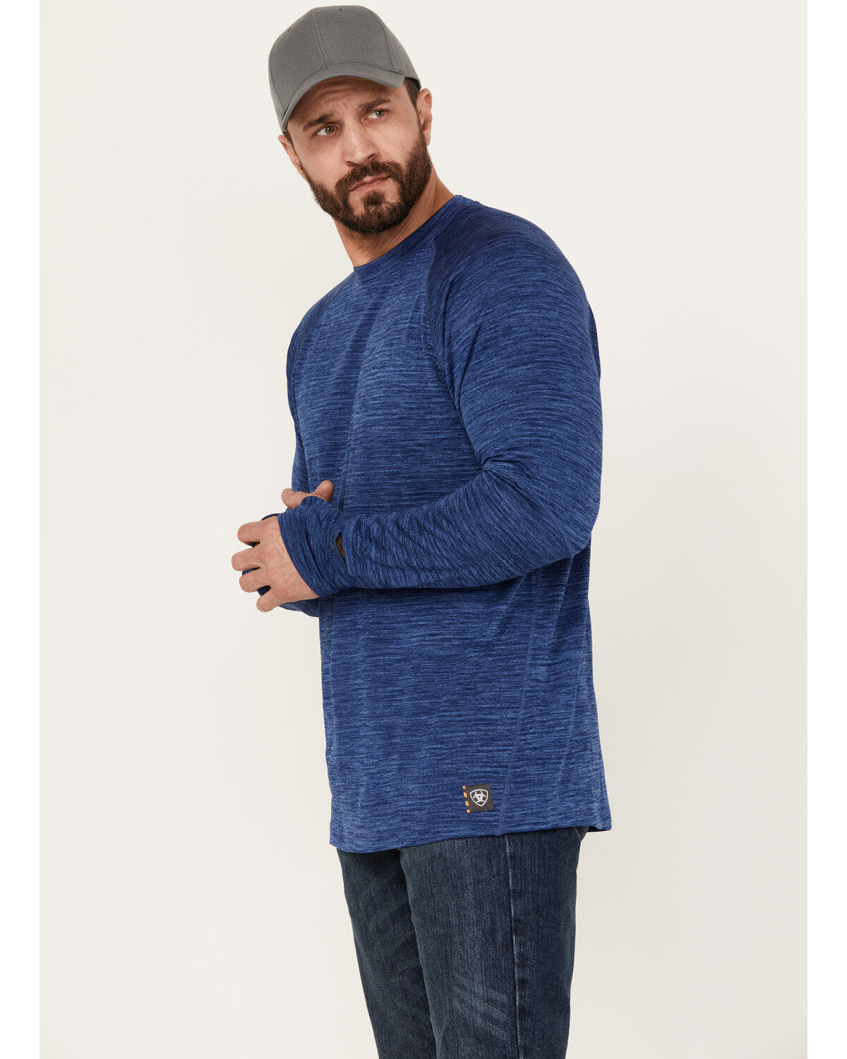 Ariat Men's Rebar Gridwork Long Sleeve Shirt