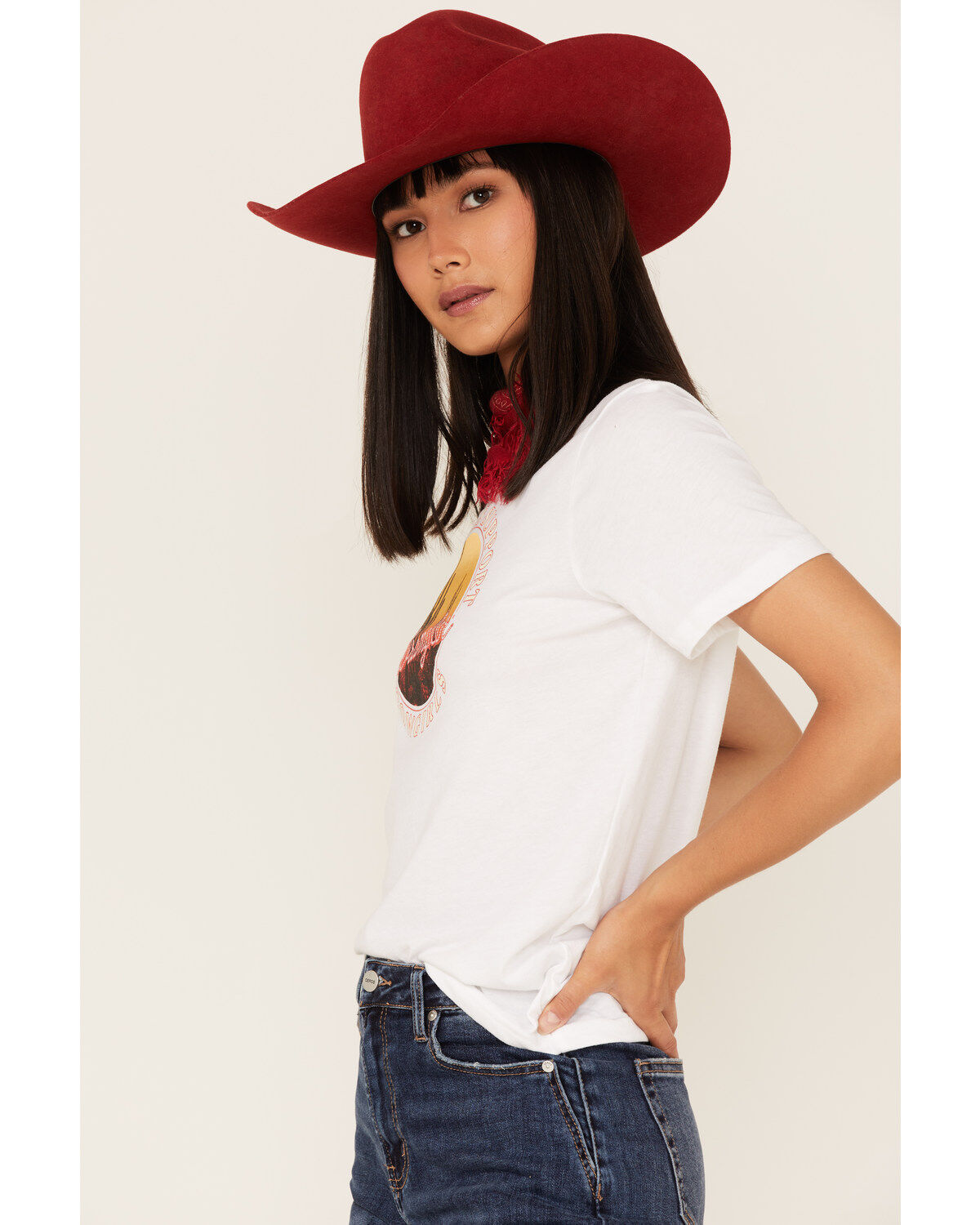 Wrangler Women's Boot Barn Exclusive Cowgirls Support Cowgirls Logo Graphic Tee