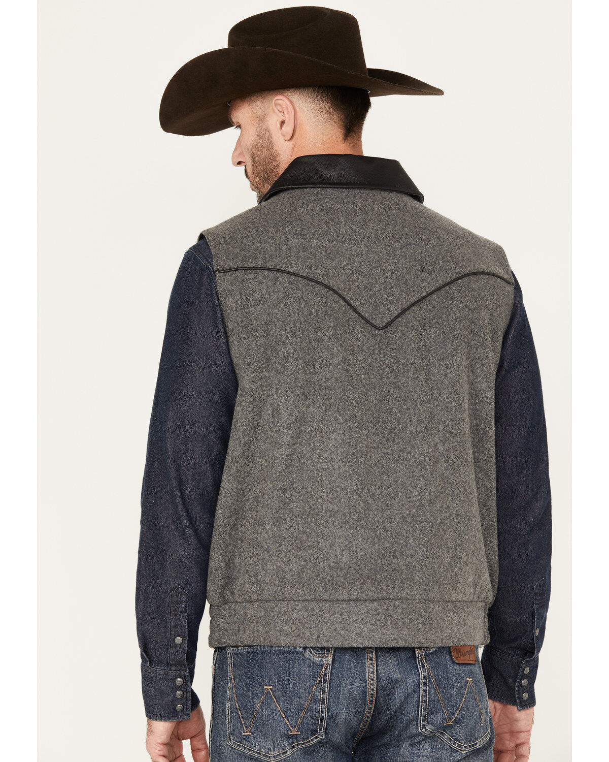 Powder River Outfitters Men's Heathered Wool Vest