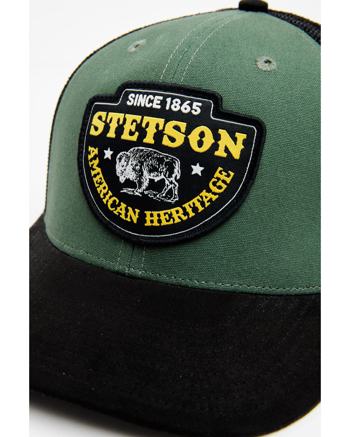 Stetson Men's Bison Patch Trucker Cap