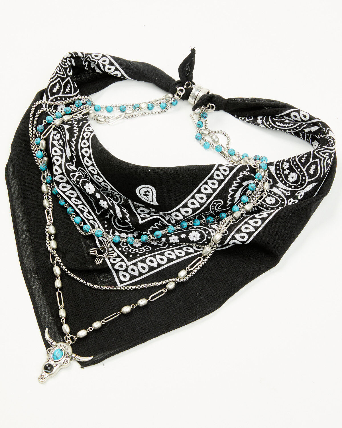 Idyllwind Women's Baylee Bandana Layered Necklace