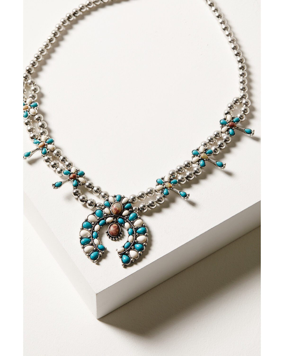 Shyanne Women's Wildflower Bloom Squash Blossom Necklace