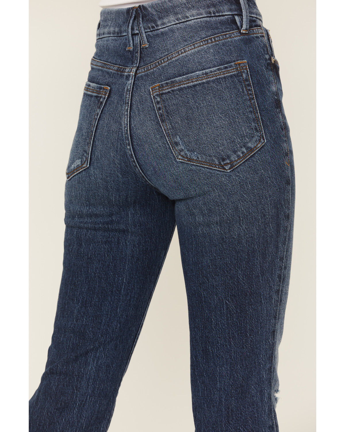 Good American Women's Good Classic Dark Wash High Rise Bootcut Stretch Denim Jeans