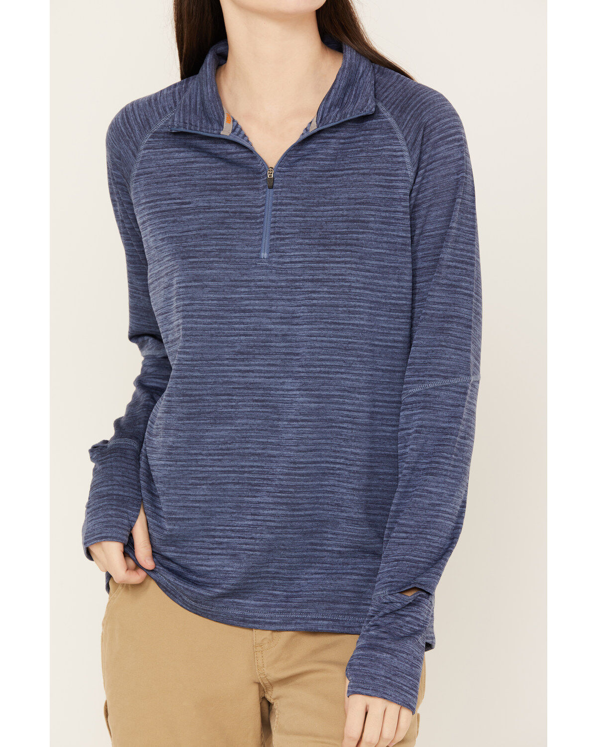 Ariat Women's Rebar 1/4 Zip Long Sleeve Work Shirt