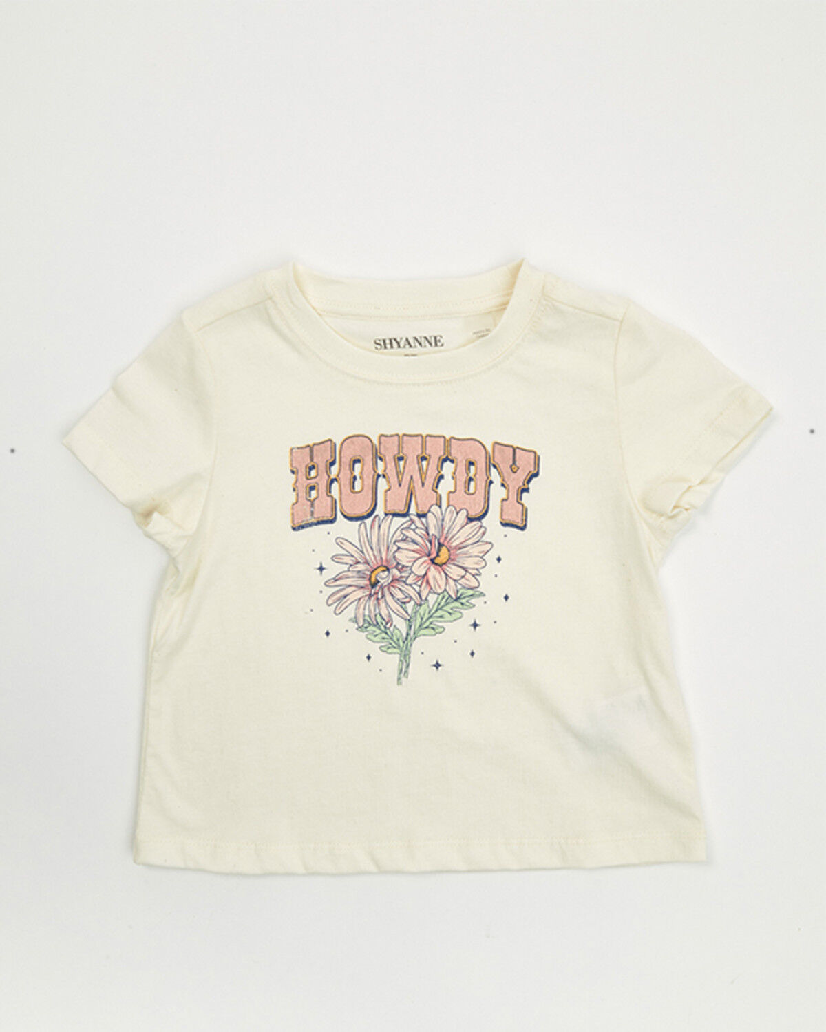 Shyanne Toddler Girls' Howdy Short Sleeve Graphic Tee