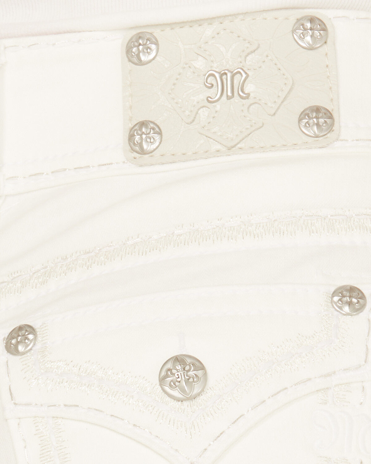 Miss Me Women's High Rise Border Stitch Bootcut Stretch Denim Jeans