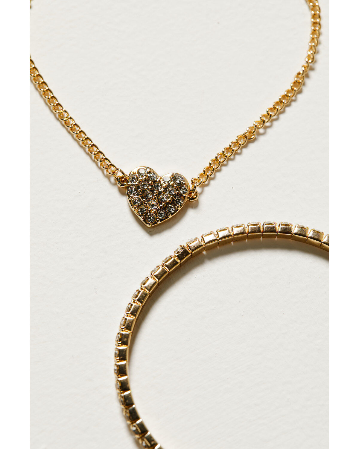 Shyanne Women's Rhinestone Beaded Stretch Bracelet Set - 4 Piece