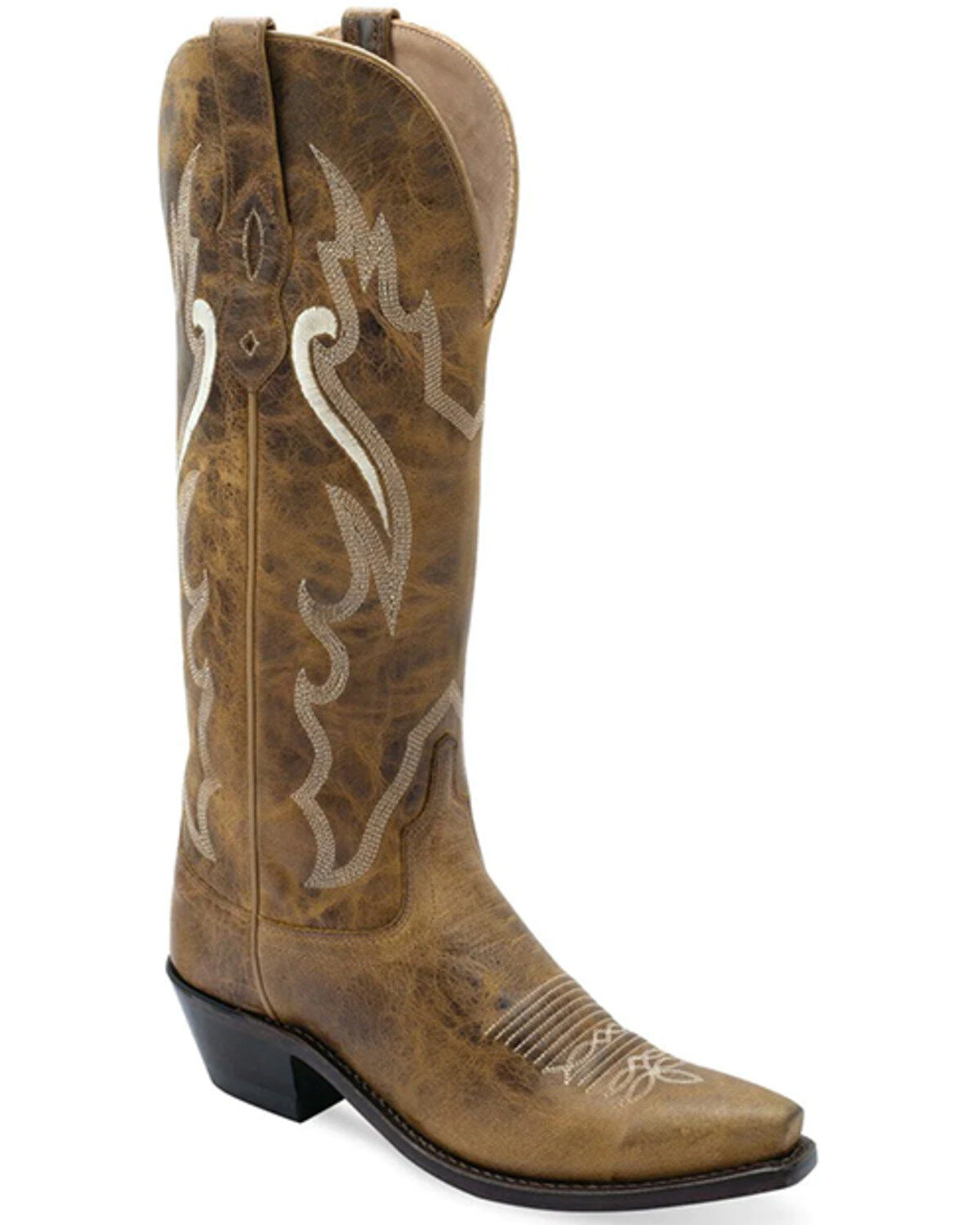 Old West Women's Tall Western Boots - Snip Toe