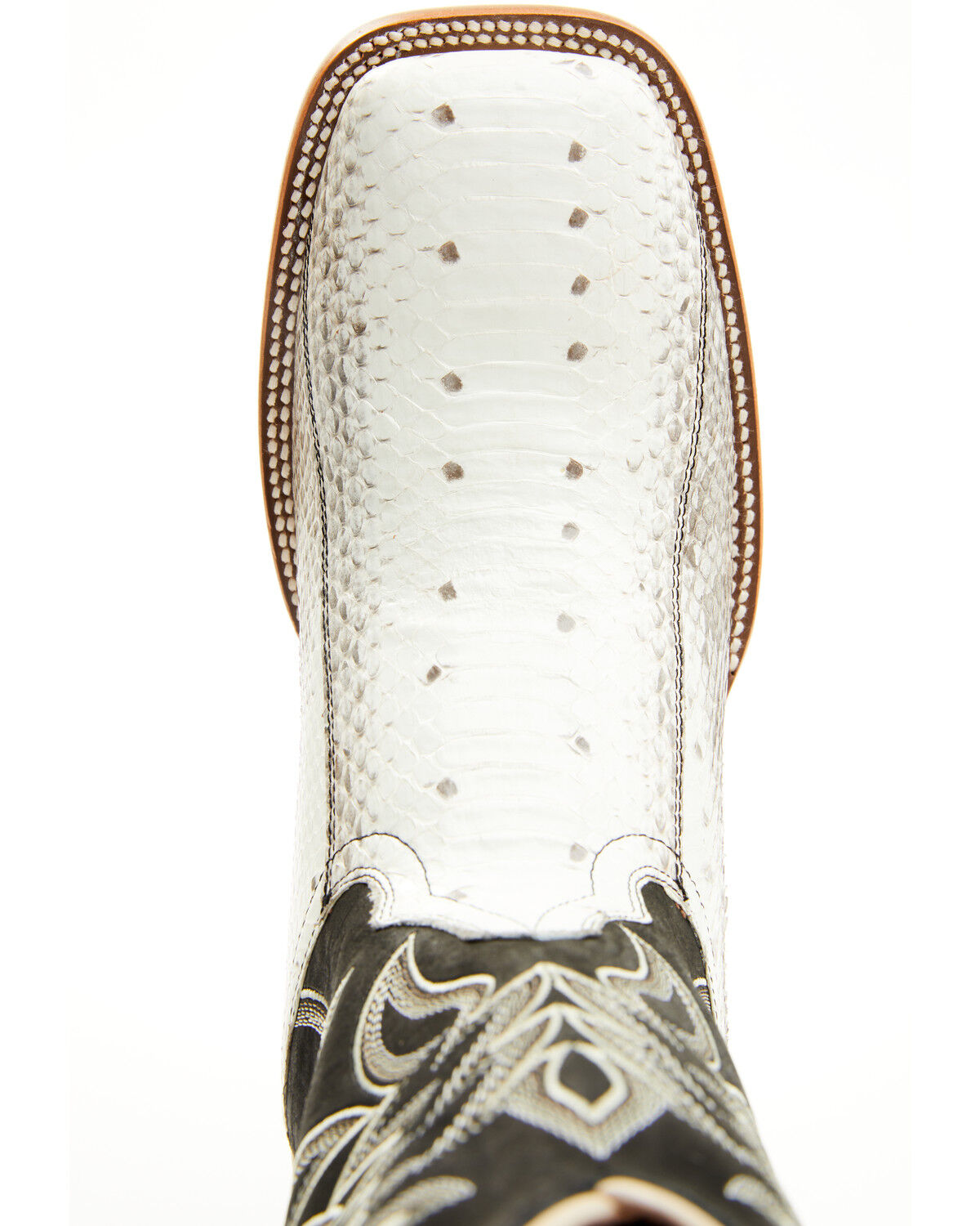 Cody James Men's Exotic Water Snake Back Cut Western Boots - Broad Square Toe