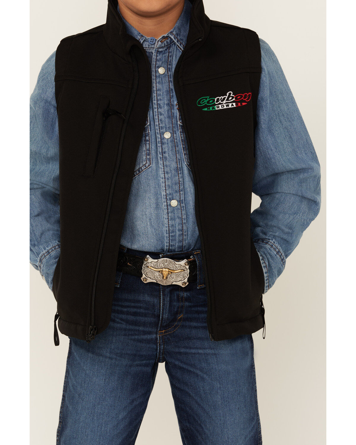 Cowboy Hardware Boys' Hecho en Mexico Vest