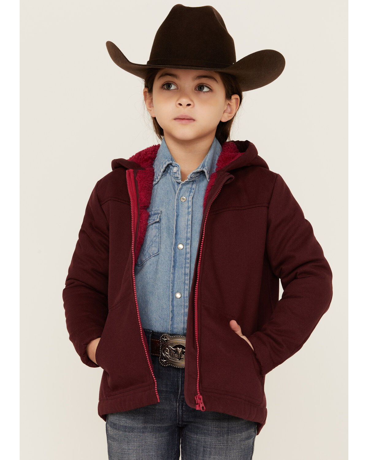 Shyanne Girls' Canvas Hooded Jacket