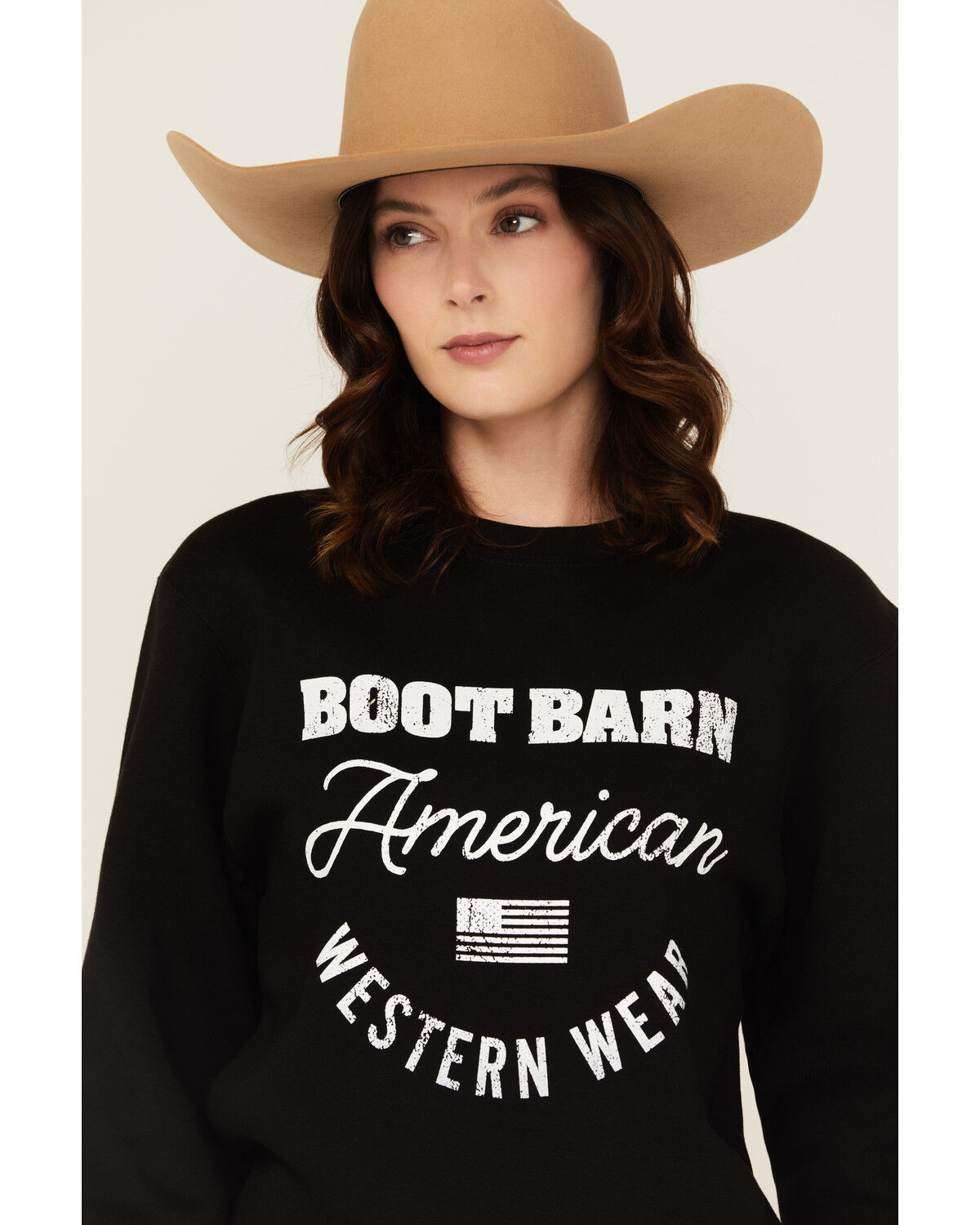Boot Barn Women's Logo American Western Wear Crewneck