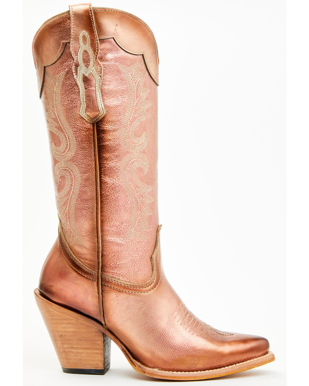 Corral Women's Metallic Tall Western Boots - Snip Toe