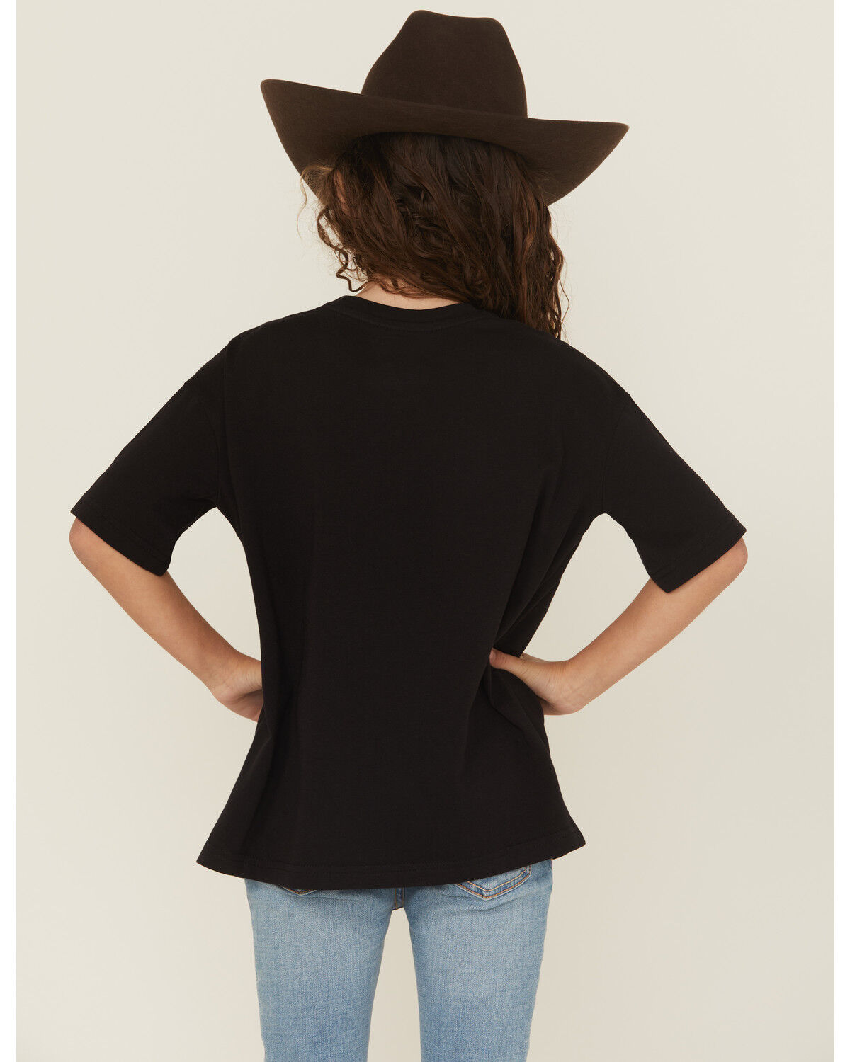 Wrangler X Lainey Girls' Long Live Cowgirls Short Sleeve Graphic Tee