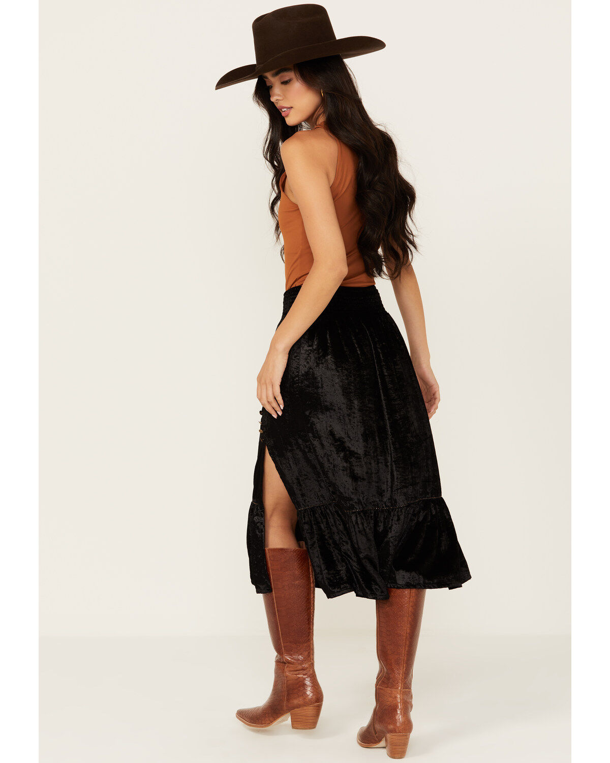 Shyanne Women's Velvet Skirt