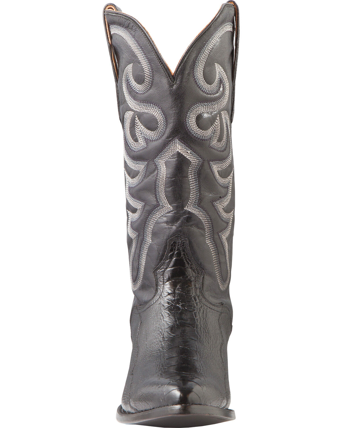 El Dorado Men's Handmade Ostrich Leg Western Boots - Round Toe