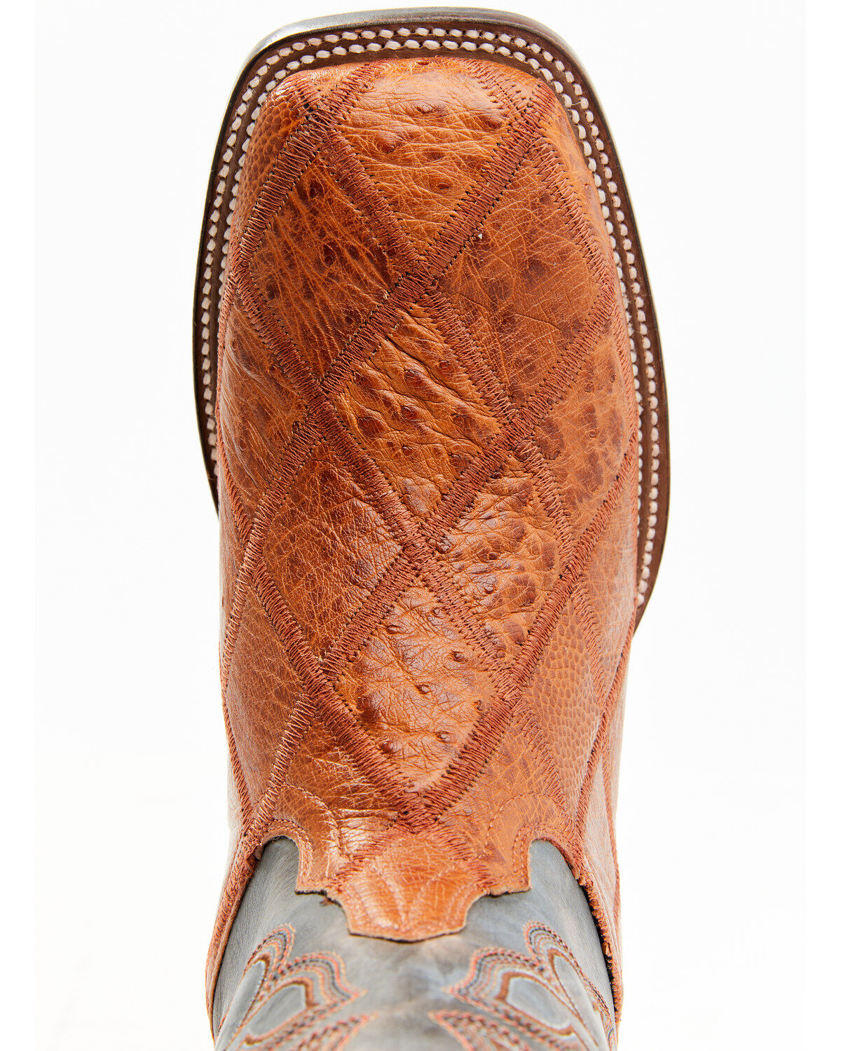 Cody James Men's Exotic Ostrich Western Boots - Broad Square Toe
