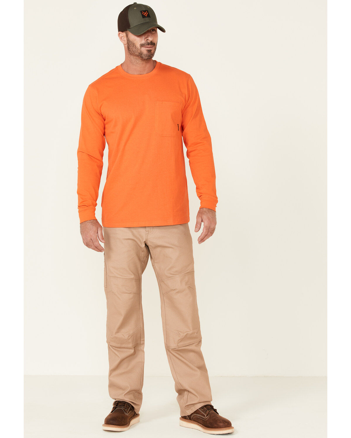 Hawx Men's Forge Long Sleeve Work Pocket T-Shirt