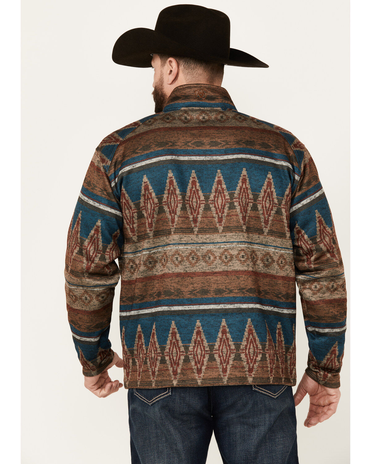 Ariat Men's Caldwell Southwestern Print Full Zip Jacket