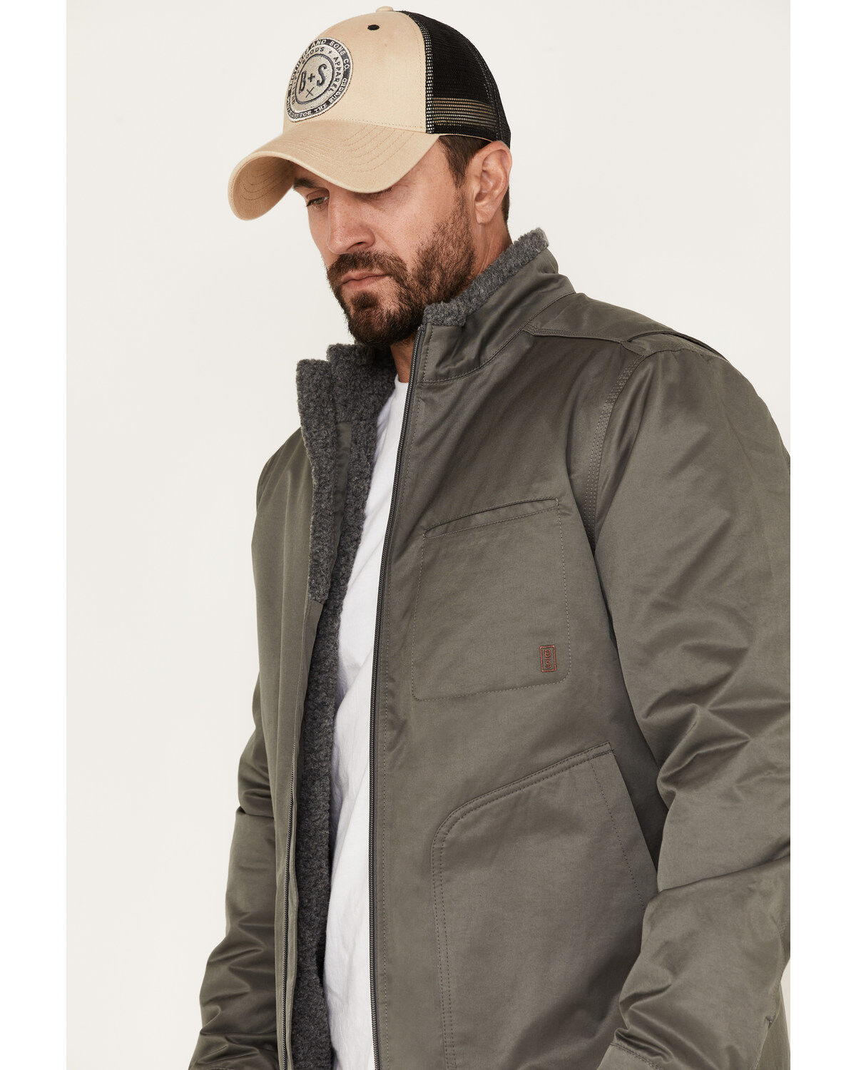 Brothers and Sons Men's Concealed Carry Sherpa Lined Jacket