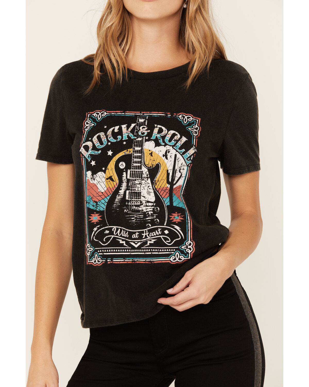 Rock & Roll Denim Women's Rock & Roll Short Sleeve Graphic Tee