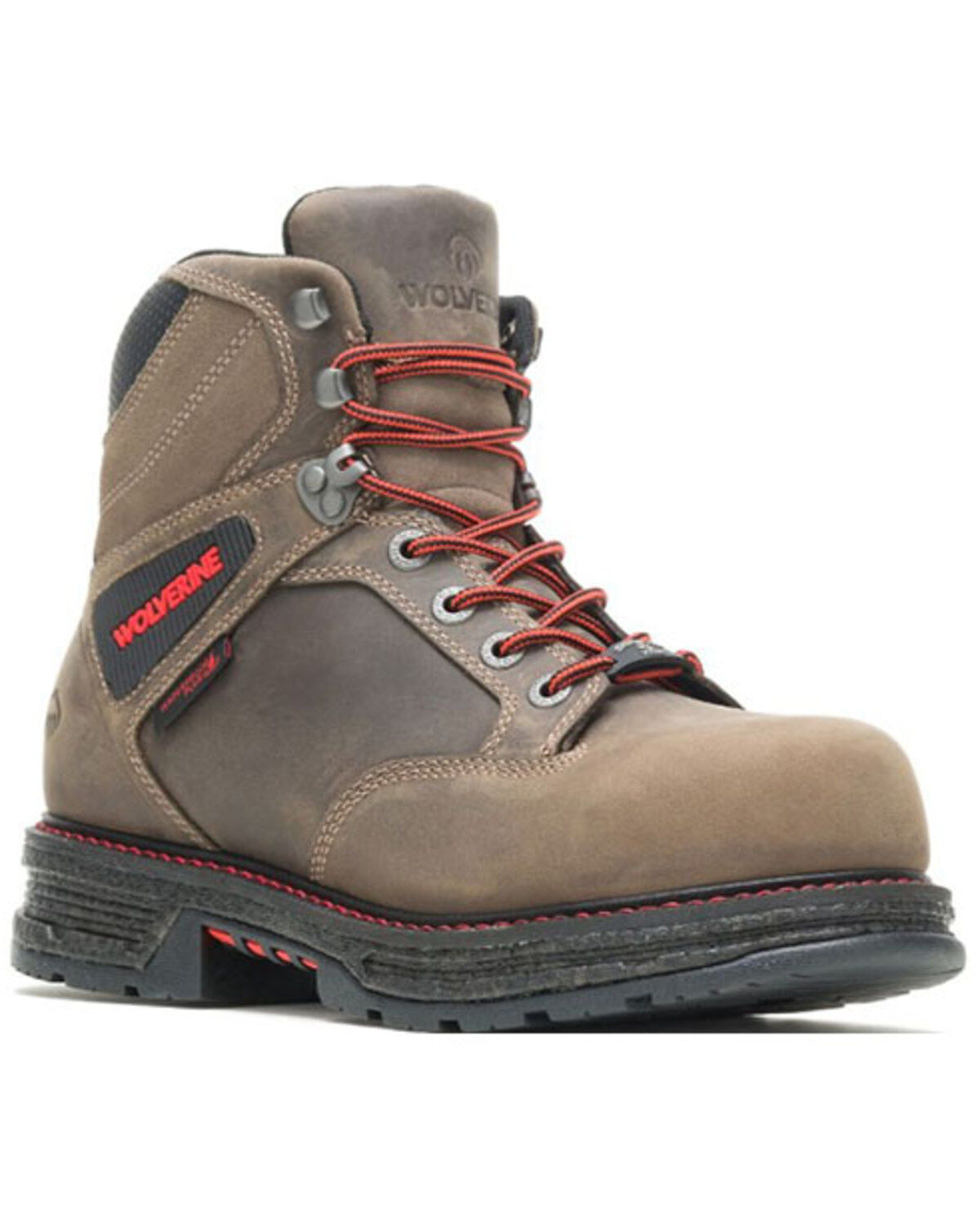 Wolverine Men's Charcoal Hellcat Ultraspring Work Boots - Soft Toe