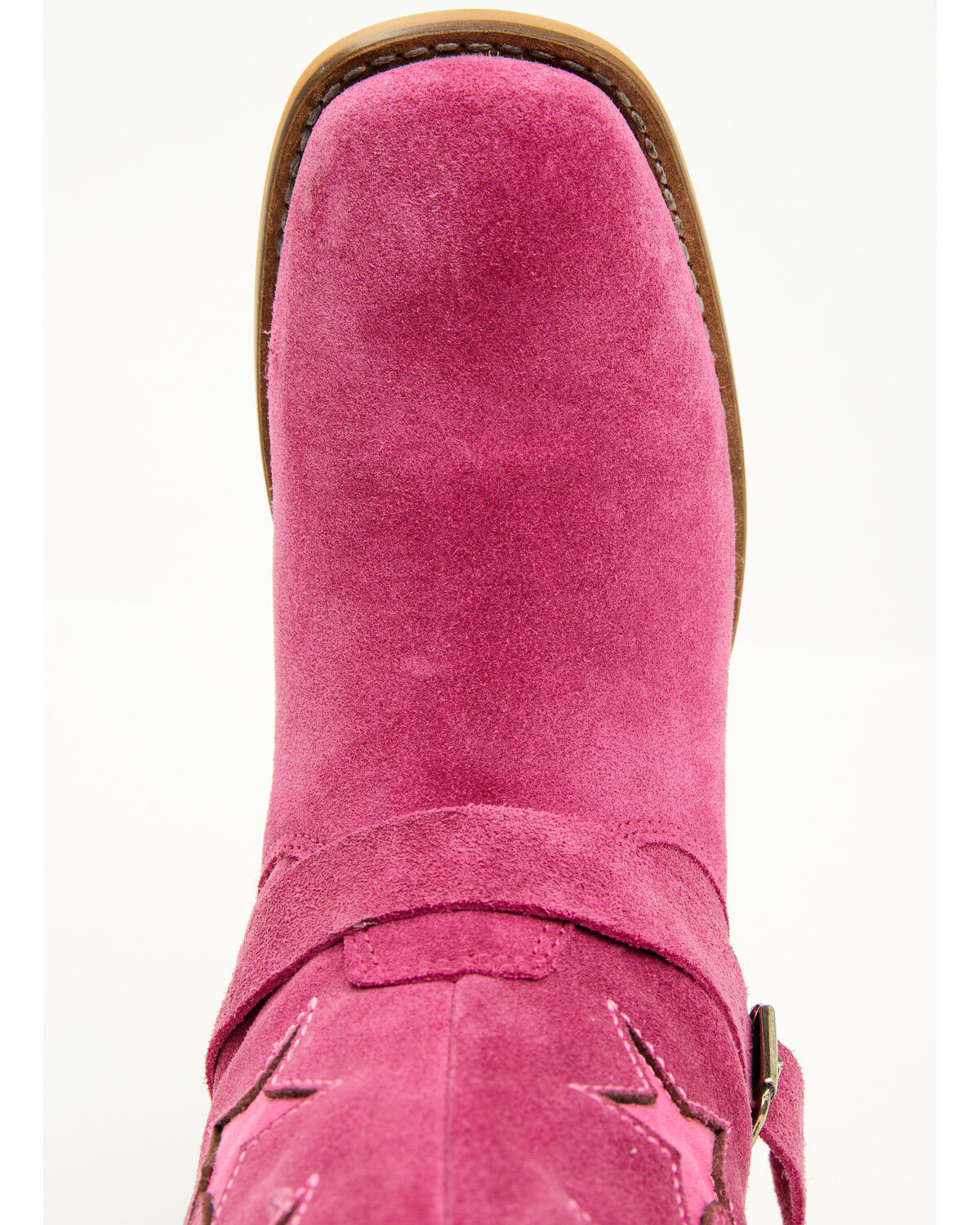 Dingo Girls' Blacklist Star Inlay Harness Boots - Square Toe