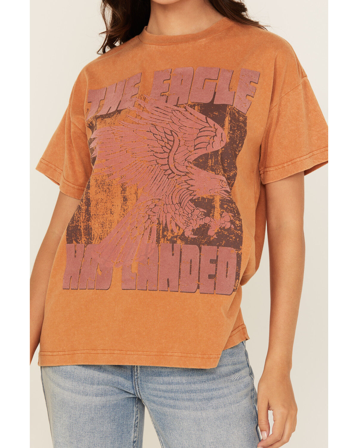 Cleo + Wolf Women's Eagle Short Sleeve Boyfriend Graphic Tee