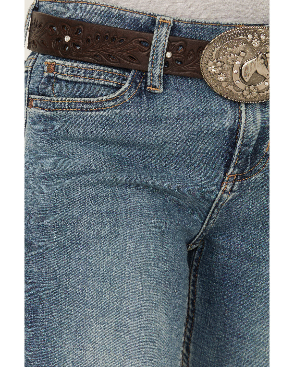 Wrangler Girls' Flare Stretch Denim Jeans