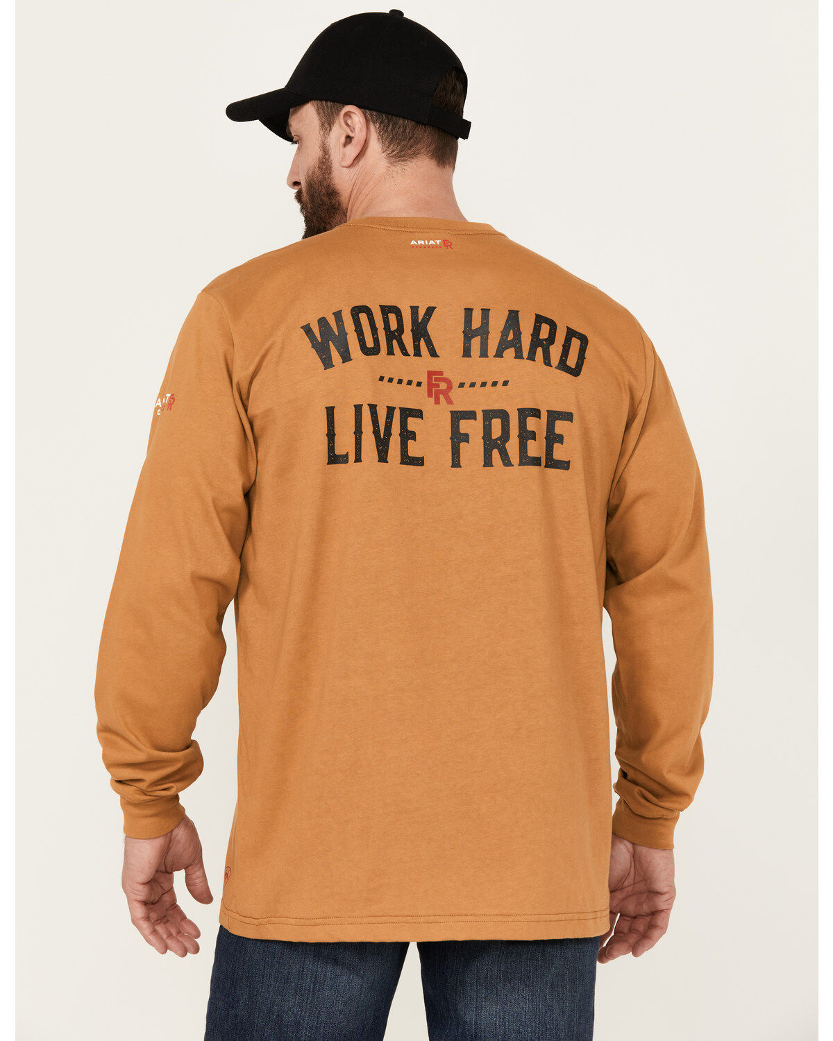 Ariat Men's FR Work Hard Live Free Long Sleeve T-Shirt